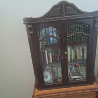 کتابخانه با چوب گردو