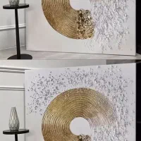 تابلو ورق طلا مدرن