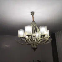 لوستر ۶ شاخه همراه با ست سه شاخه آشپز خونه