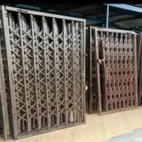 درب اکاردیونی حفاظ نرده طرح دار فرفرژه جوشکاری