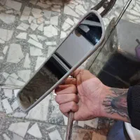 آینه وسط استیل