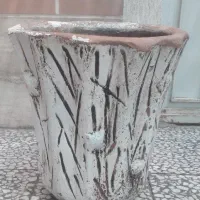 گلدان سفالی بزرگ