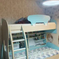 تخت دوطبقه ساحل چوب