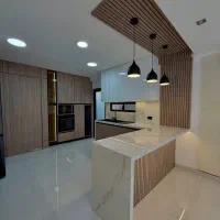 کابینت آشپزخانه کمددیواری جزیره ثابت و متحرک