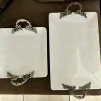 ۴ عدد ظرف پذیرایی دسته دار