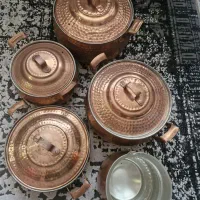 قابلمه مسی و پارچ مسی