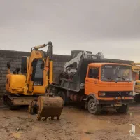 مینی بیل بابکت مینی لودر خاور کندن استخر شیفتی ۱۵