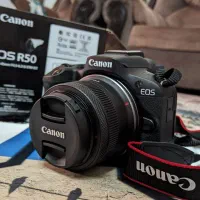 دوربین بدون آینه مدل canon r50 kit 18-45mm