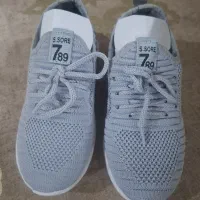 کتانی بچگانه طرح اسکیچکرز نو و با کارتن