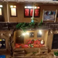 ماکت خانه ی روستایی