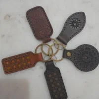 جاکلیدی چرم طبیعی