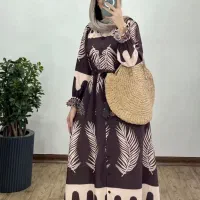 پیراهن مانتویی بلند کرپ الیزه ترک