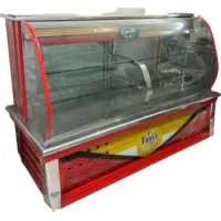 میز ویترینی شیشه خم