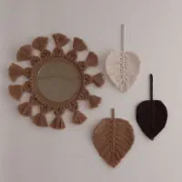 آینه دکوراتیو مکرومه