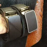 کمربند چرم طبیعی