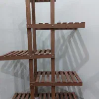 استند جاگلدانی چوبی