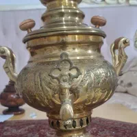سماور ذغالی برنجی