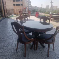 فروش 5دست میز غذاخوری چوب گردو