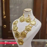 سرویس الیزابت نقره آبکاری طلا