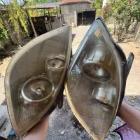 چراغ جلو تیبا و سپر جلو و عقب