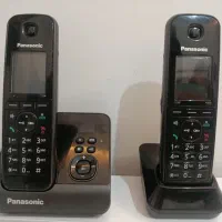 تلفن بی‌سیم اصل پاناسونیک دو گوشی