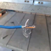 کابل کت شبکه بدون استفاده شده