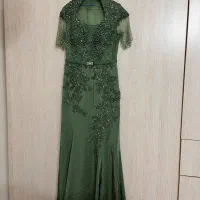 پیراهن مجلسی کار شده و سنگ دوزی خیلی مجلل