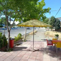 سایبان پایه وسط