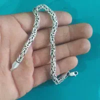 دستبند نقره مردانه
