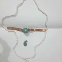 مروارید آب دریا دستبند عتیقه به شرط کارشناسی شما