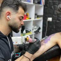 اجرای تتوبدن آموزش حضوری همکاری با تتوکارخانم
