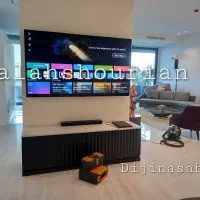 نصاب نصب تخصّصی براکت تلویزیون روی دیوار در تهران