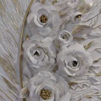 تابلو فوق برجسته پر و گل