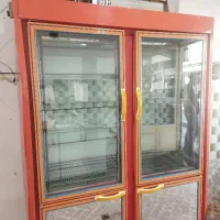 یخچال ایستاده یک ونیم دوطرفه شیشه
