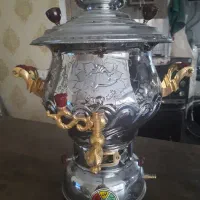 سماور ۱۰ لیتری و کتری قوری ۳.۵ لیتری