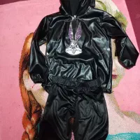 لباس چرم دخترانه نو و پوتین سالم