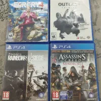 چهار عدد بازی پی اس ۴ سالم و بدون خط