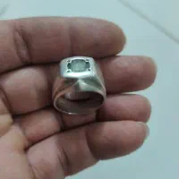 انگشتر نقره الماس روسی رکاب اسفندیار