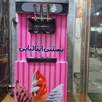 تابلو قهوه بستنی و دستگاه بستنی قیفی