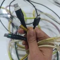 تعدادی کابل موبایل وکلکی وآداپتور وسیم خط ثابت
