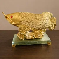 مجسمه ماهی ثروت
