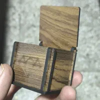 جعبه انگشتر و جواهرات 100 پلاستیکی و چوبی 100عدد