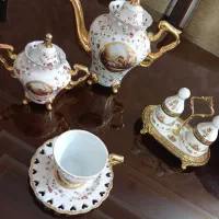 سرویس چای خوری دنسی آبکاری طلا