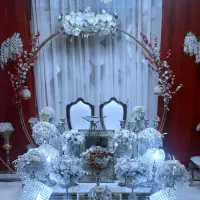 سالن عقد/ محضر  ازدواج/ با سفره عقد( شیک و مجلل)|خدمات پذیرایی، مراسم|قم, باغ شریفی|دیوار