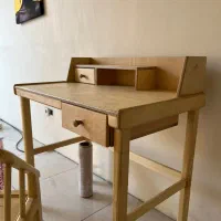 میزتحریر و صندلی تمام چوب