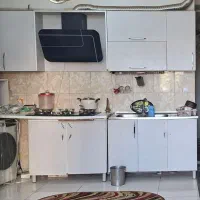 کابینت سفید  دست دوم همراه با سینک
