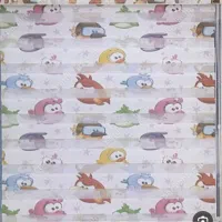 پرده زبرا طرح انگری بردز