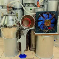 دیگ گلابگیری 64 لیتری عرقگیر 9لیتری