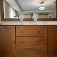 آینه و کنسول چوب راش درجه یک روسی