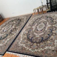 ۲عدد فرش نخی ماشینی ست